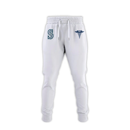 2026 Seattle Mariners Healthcare Appreciation Night Limited Edition Hoodie Jogger And Cap Outfit White