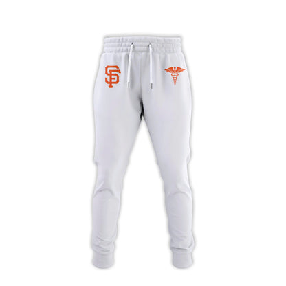 2026 San Francisco Giants Healthcare Appreciation Night Limited Edition T-Shirt Jogger And Cap Outfit White