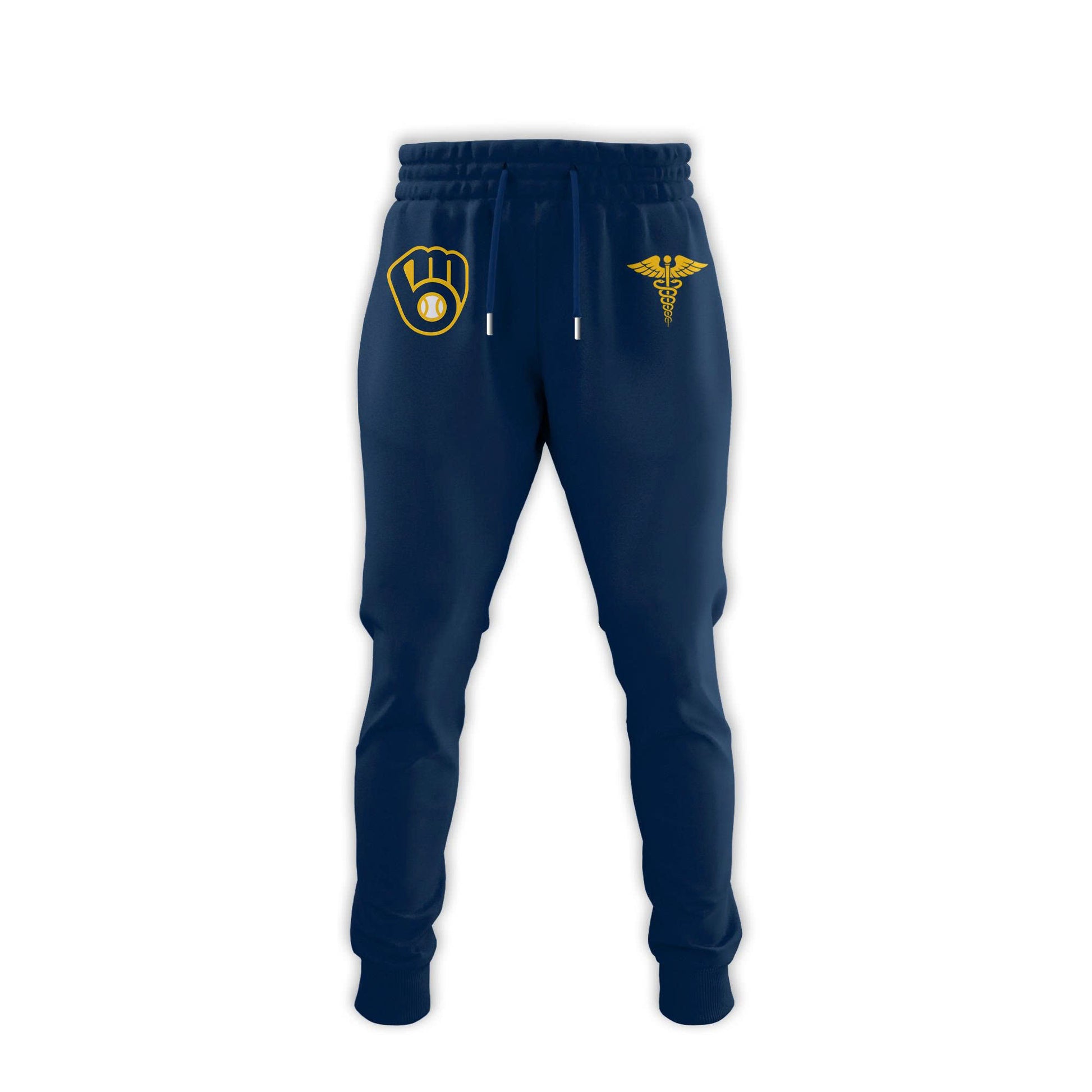 2026 Milwaukee Brewers Healthcare Appreciation Night Limited Edition Hoodie Jogger And Cap Navy Blue Outfit