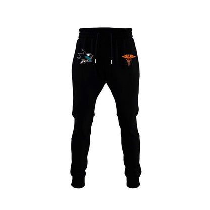 2026 San Jose Sharks Healthcare Appreciation Night Limited Edition T-Shirt, Jogger And Cap Outfit Black