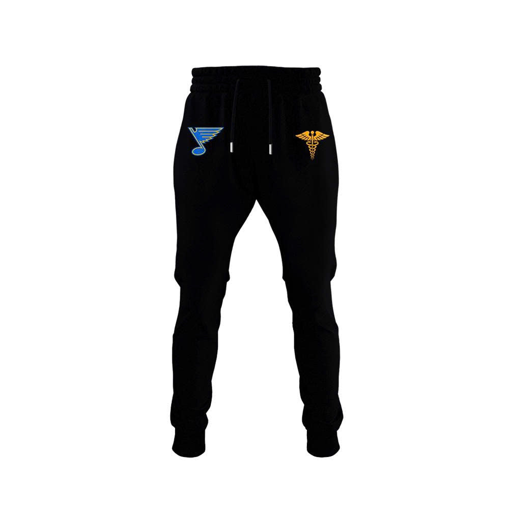 2026 St. Louis Blues Healthcare Appreciation Night Limited Edition T-Shirt , Jogger And Cap Outfit Black