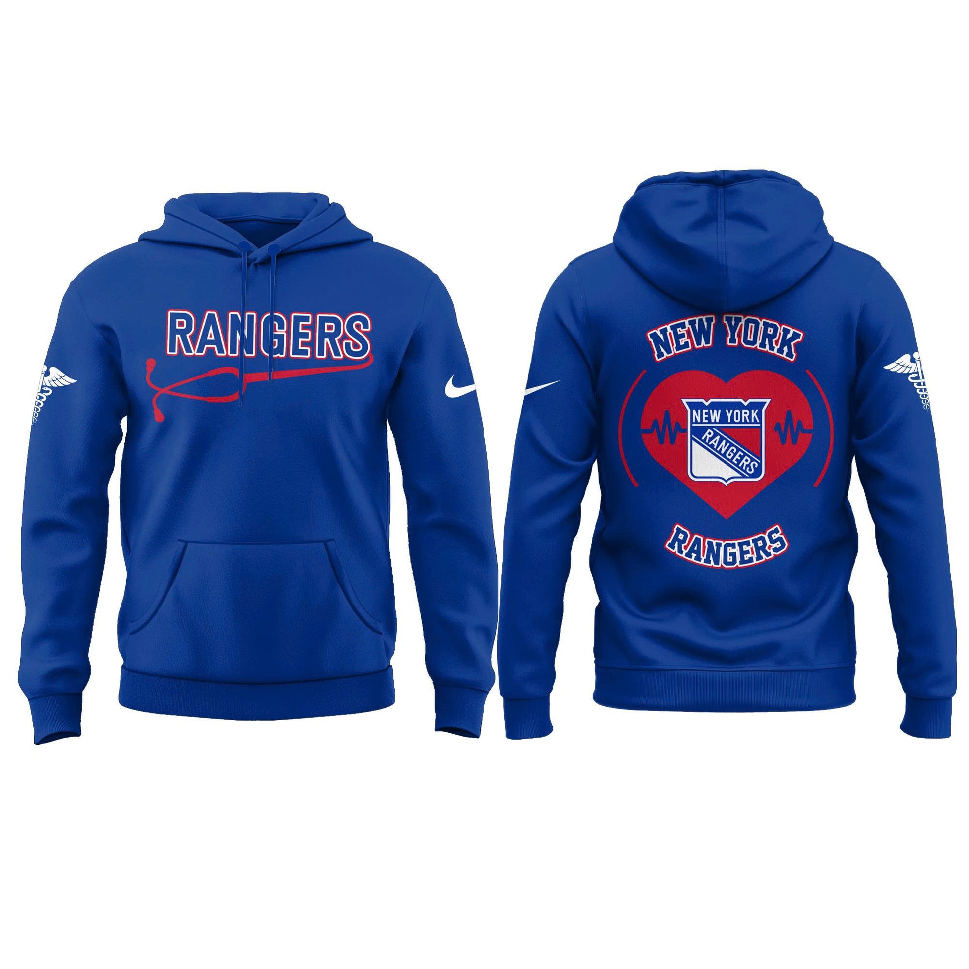 2026 New York Rangers Healthcare Appreciation Night Limited Edition Hoodie, Jogger And Cap Outfit