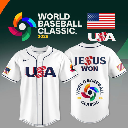 USA Baseball JESUS Won Uniform - 2026 World Baseball Classic Jersey