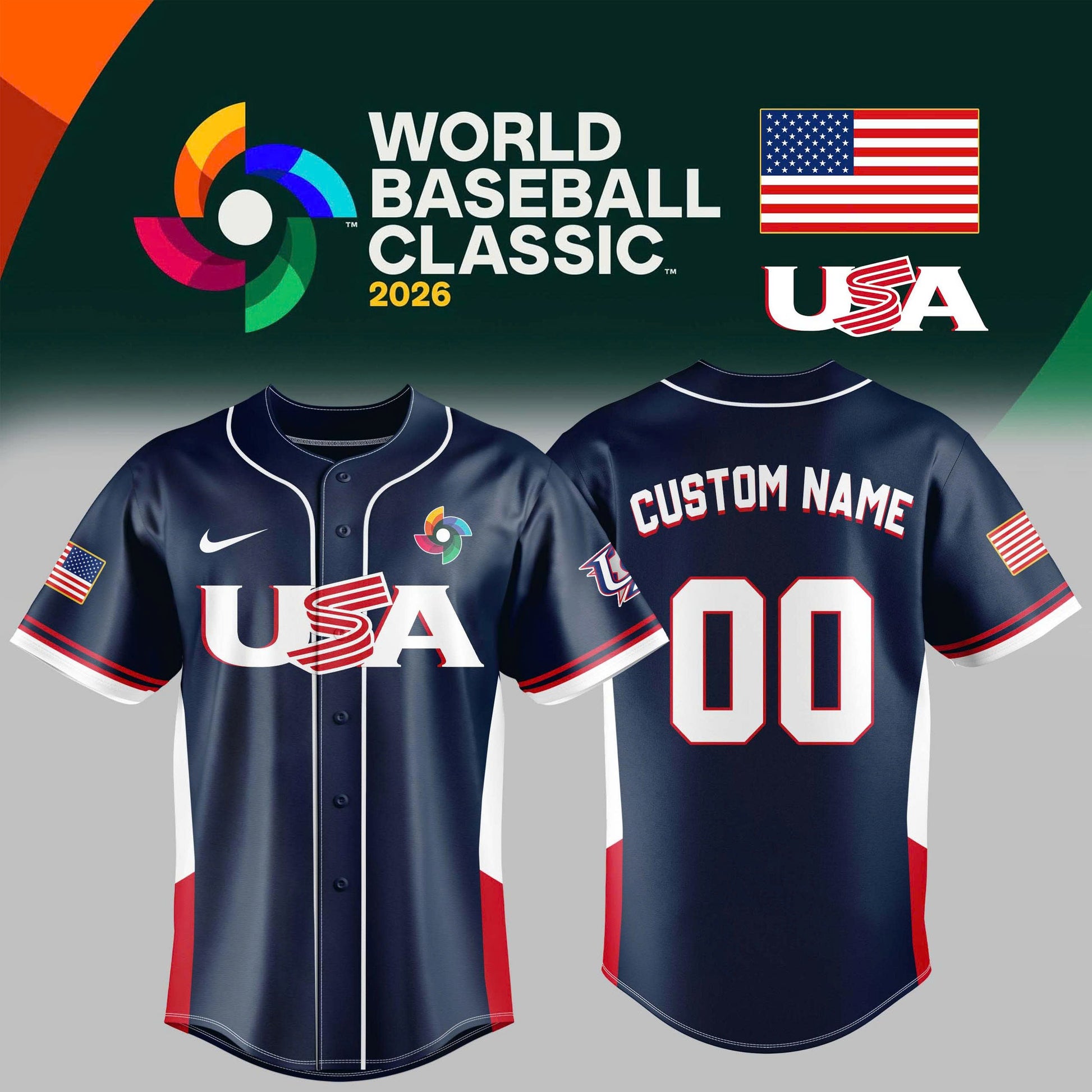 USA Baseball JESUS Won Uniform - 2026 World Baseball Classic Jersey