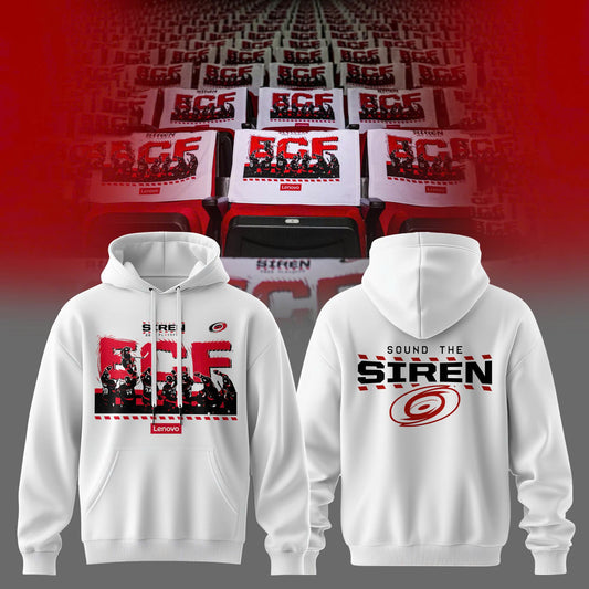 Carolina "Siren" Eastern Conference Final 2026 Celebration Hoodie - Hurricanes Fan Apparel