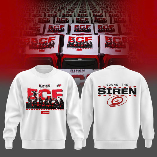 Carolina "Siren" Eastern Conference Final 2026 Commemorative Sweater - Hurricanes Keepsake Edition