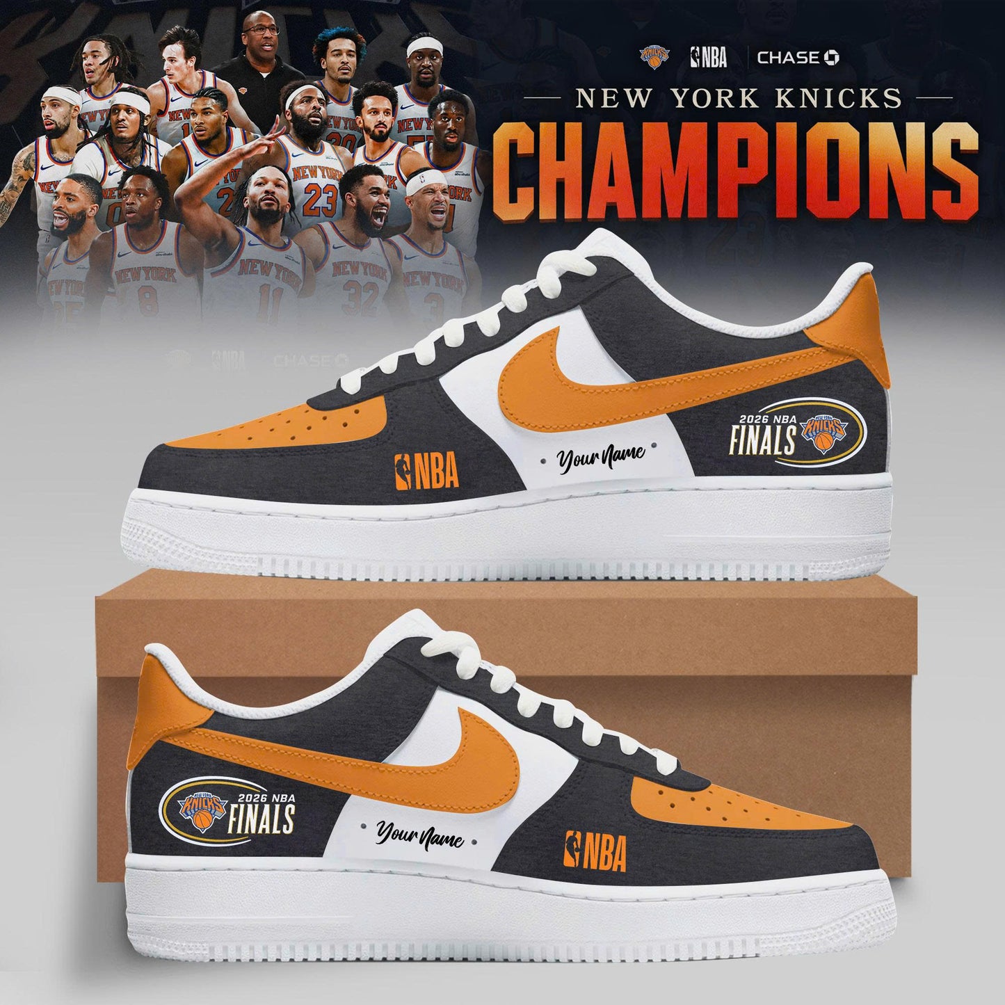 New York Knicks - 2026 Eastern Conference Champions Limited Shoes