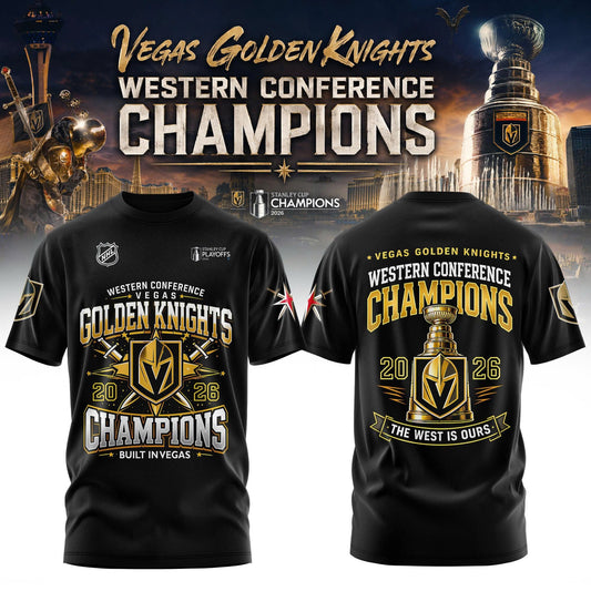 Vegas Golden Knights - Western Conference Champions 2026 Edition Tee | RJ38