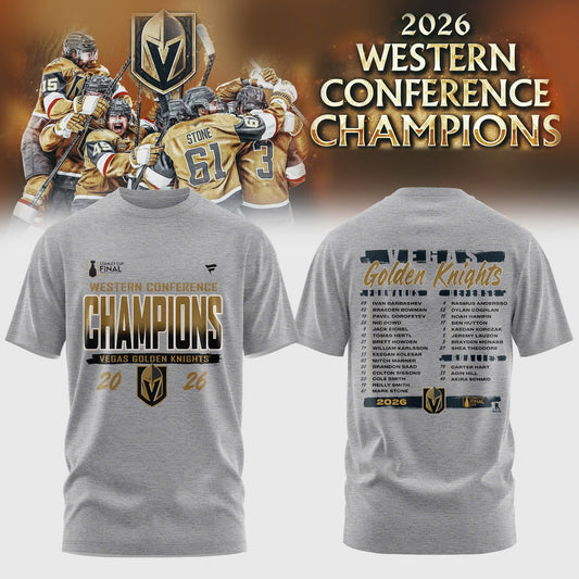 Vegas Golden Knights - Western Conference Champions 2026 Edition Tee | VJ27