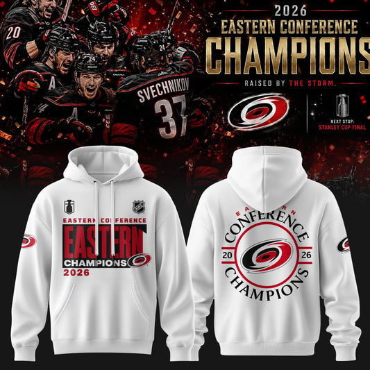 2026 Eastern Conference Champions Commemorative Hoodie - Carolina Hurricanes Limited Edition