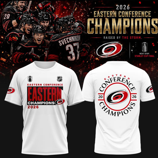 2026 Eastern Conference Champions Commemorative T-Shirt - Carolina Hurricanes Keepsake Collection