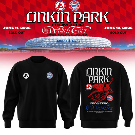 Linkin Park x Bayern Munich Graphic Sweatshirt for Music and Football Fans | KT58