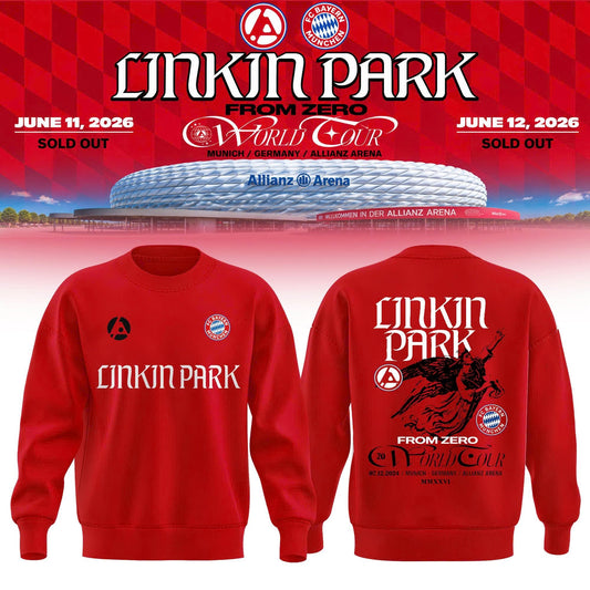 Linkin Park x Bayern Munich Graphic Sweatshirt for Music and Football Fans | DL97
