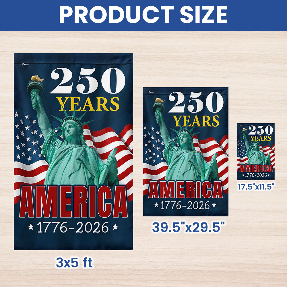 America Flag | 250th Anniversary of The U.S. Canvas Flag